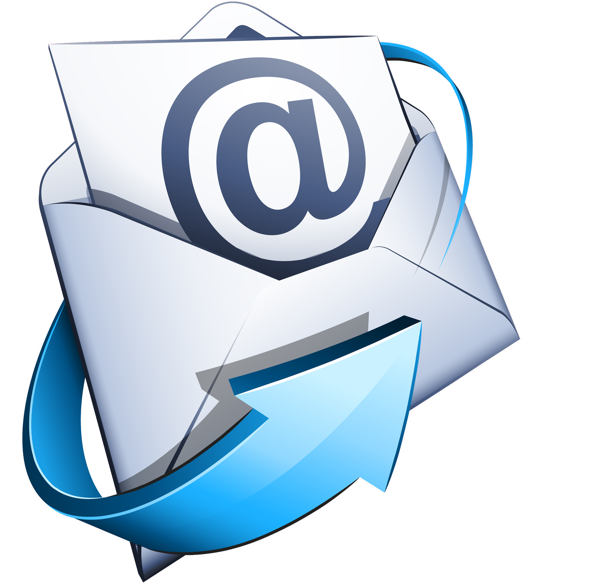 Homme d'affaires envoyant un email marketing depuis son ordinateur portable