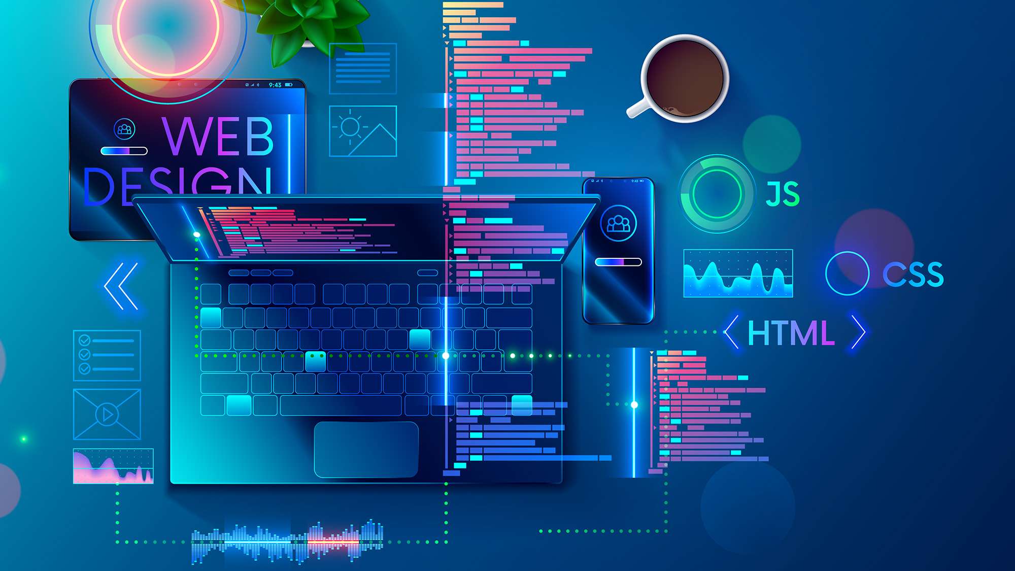 Homme rédigeant une description de produit sur un ordinateur portable