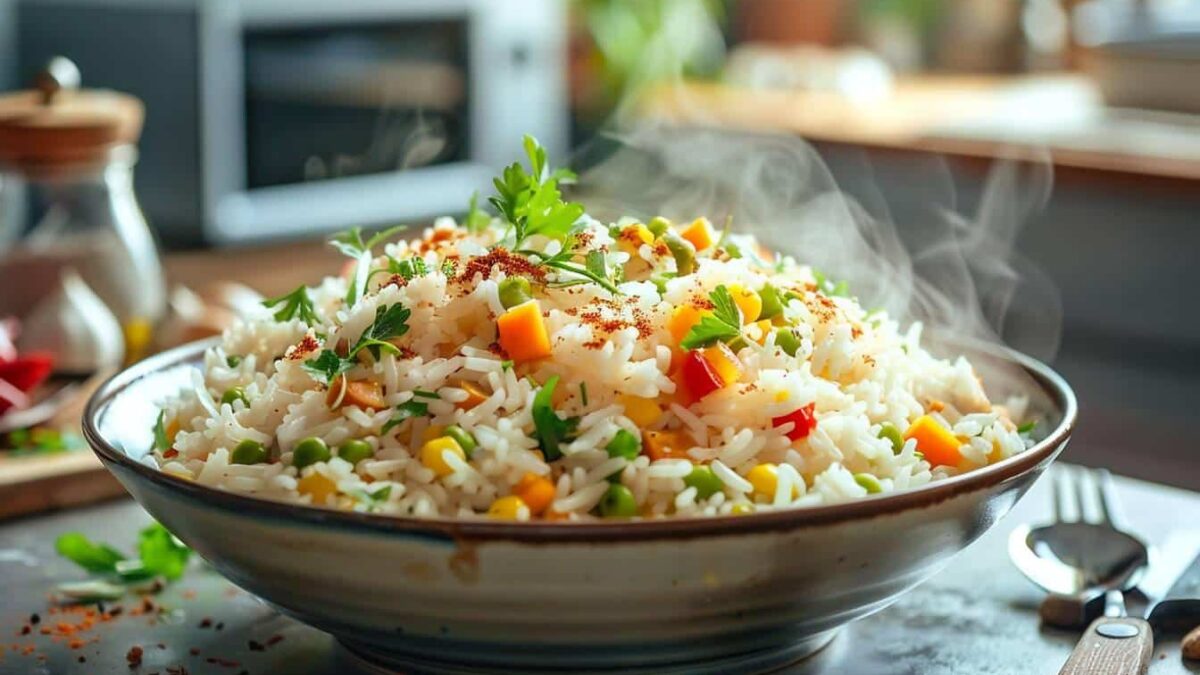 Recette de riz au micro-ondes : rapide, pratique et savoureuse